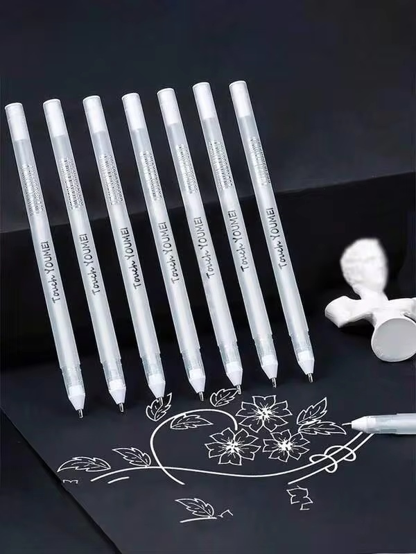 1 ชิ้น 3 ชิ้น 6 ชิ้น ขนาดมาตรฐาน ดีไซน์สีขาวเงาสูง การประชุม ปาร์ตี้ การลงนาม การจดบันทึก การทำเครื่องหมาย DIY การวาดภาพ เครื่องเขียนสำนักงาน อุปกรณ์ศิลปะ งานฝีมือ ของชำร่วยงานปาร์ตี้ กิจกรรม การเฉลิมฉลอง แพ็คจำนวนมาก อเนกประสงค์ การเขียนที่ราบรื่น